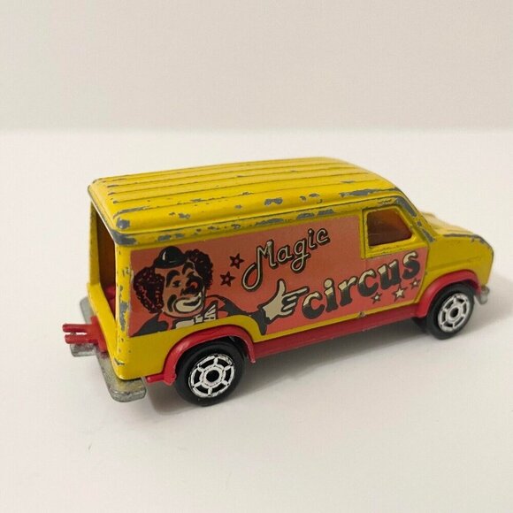 Majorette Fourgon Magic Circus Van Diecast Flaws Missing Doors - Picture 14 of 16